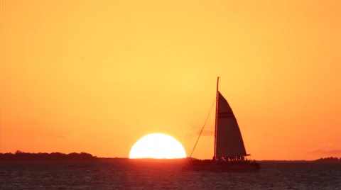 Key West Sunset Stock Footage 35350336