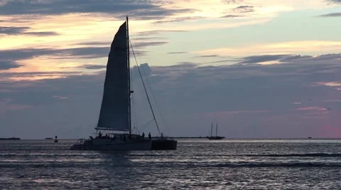 Key West sunset Stock Footage 55452142