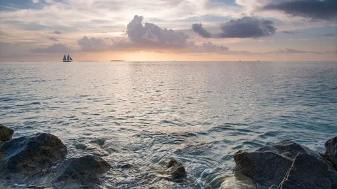 Key West Sunset Stock Footage 94875717