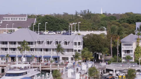 Key West waterfront Stock Footage 37340857