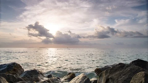 Key West Waters at Sunset Stock Footage 94590953