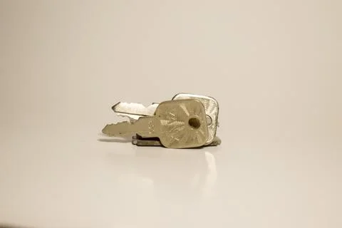 Key on White Background Stock Photos