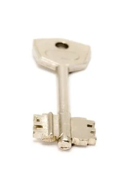 Key on white Stock Photos