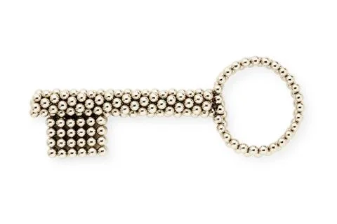 Key on white Stock Photos