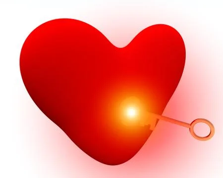 Key To Your Heart Stock Illustration