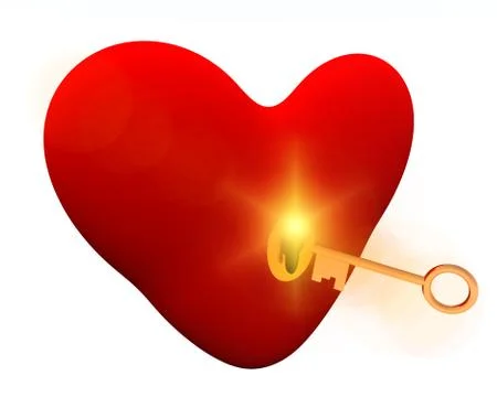 Key To Your Heart Stock Illustration
