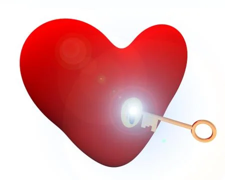Key To Your Heart Stock Illustration