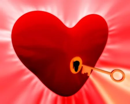 Key To Your Heart Stock Illustration