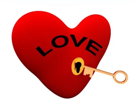 Key To Your Heart Stock Illustration