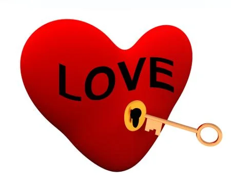 Key To Your Heart Stock Illustration
