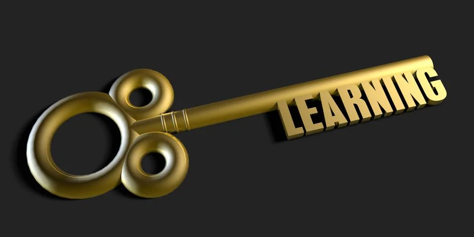 Key To Your Learning 스톡 일러스트