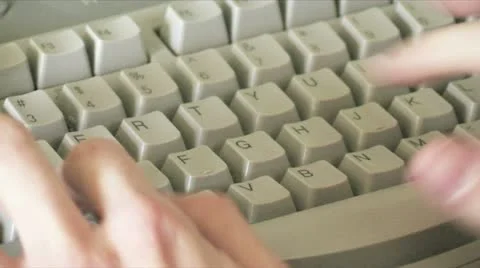 Keyboard 1 Stock Footage 10857225
