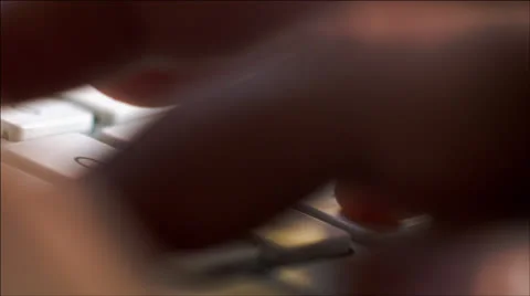 Keyboard 10 Stock Footage 23883064