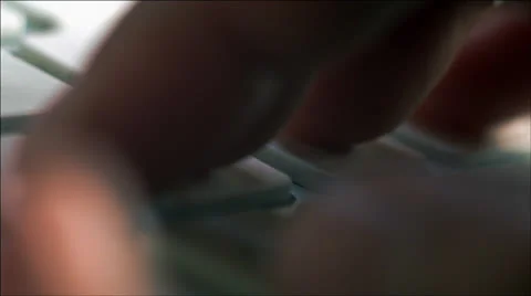 Keyboard 12 Stock Footage 23884212