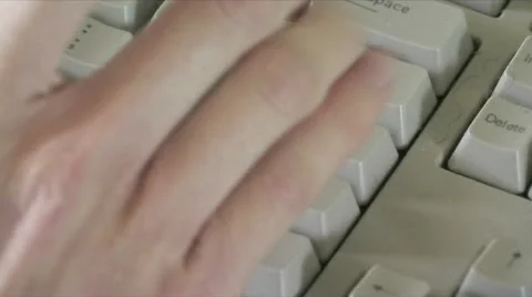 Keyboard 2 Stock Footage 10857213