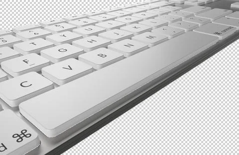 Keyboard 3D rendering Stock Illustration