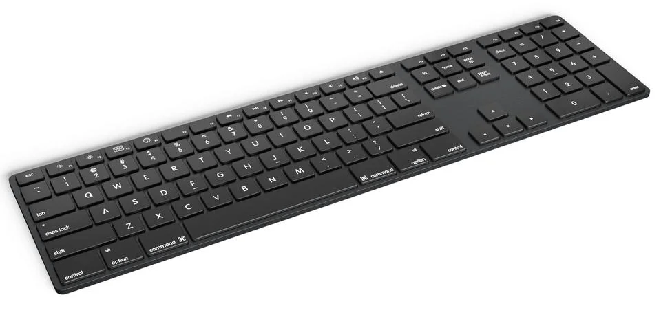 Keyboard 3D rendering Stock Illustration
