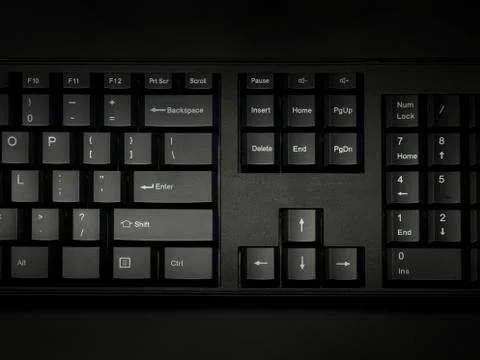 Keyboard and code 스톡 사진