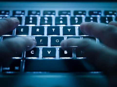 Keyboard and code Stock Photos