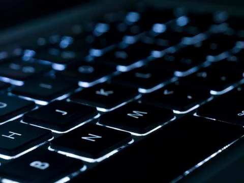 Keyboard and code Stock-Fotos