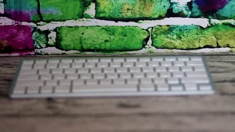 Keyboard and focusing Stock Footage 69967666