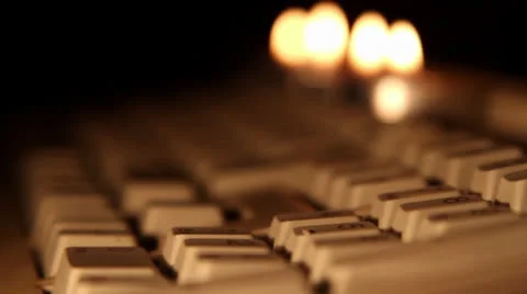 Keyboard and light Video stock 25396073