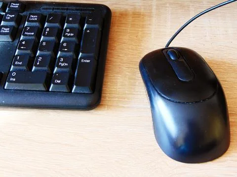 Keyboard and a mouse - it Stock Photos
