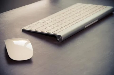 Keyboard and mouse Stock Photos