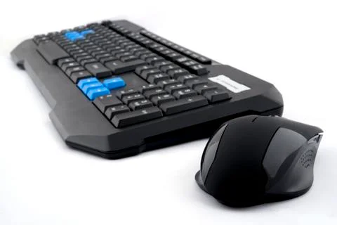 Keyboard and mouse Stock Photos