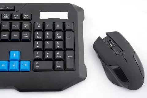 Keyboard and mouse Stock Photos