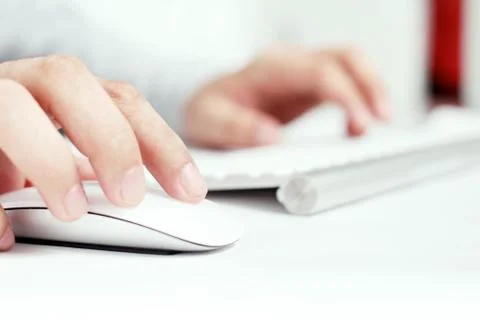 Keyboard and mouse Stock Photos
