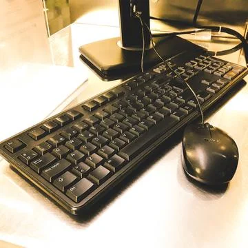 Keyboard and mouse Stock Photos