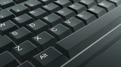 Keyboard animation video Stock Footage 40788425