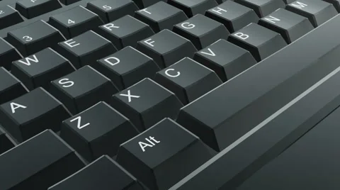 Keyboard animation video Stock Footage 40788578