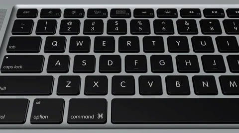 Keyboard animation video Stock Footage 40789042