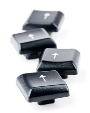 Keyboard arrow keys Stock Photos