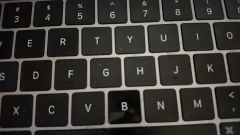Keyboard on Basic Laptop Computer Stock Footage 301757609