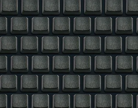 Keyboard with blank buttons Stock Photos