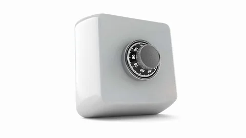 Keyboard button with combination lock Stock Footage 71056591