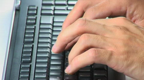 Keyboard close Stock Footage 87479