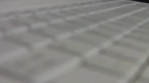Keyboard up close Video stock 8573890