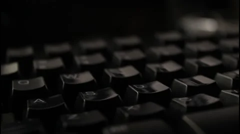 Keyboard close up Video stock 48427072