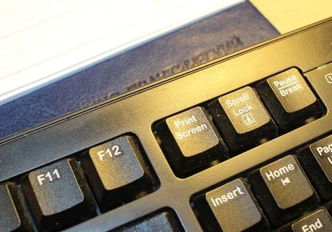 Keyboard close up 库存照片