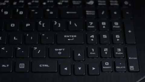 Keyboard CloseUp 1591 Stock Footage 76482331