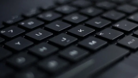 Keyboard CloseUp 1592 Stock Footage 76483352