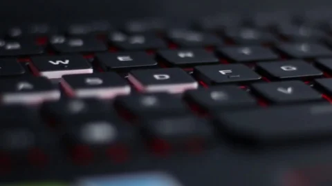 Keyboard CloseUp 1593 Stock Footage 76483346