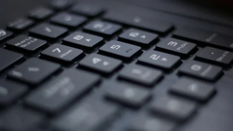 Keyboard CloseUp 1595 Stock Footage 76483444