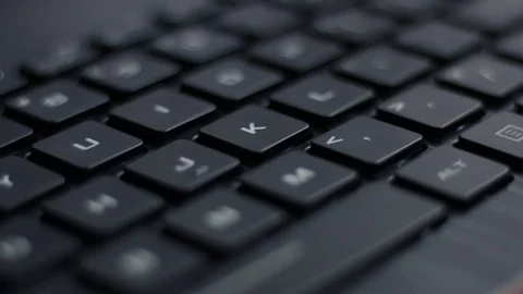Keyboard CloseUp 1596 Stock Footage 76483649