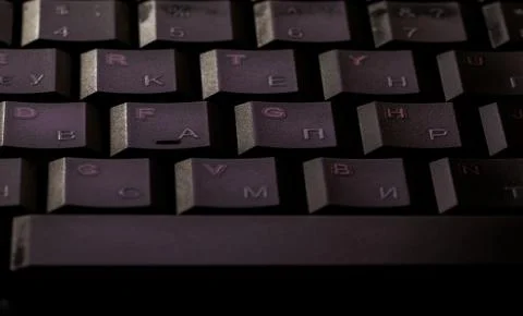 Keyboard closeup Stock Photos
