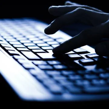 Keyboard closeup view Foto stock